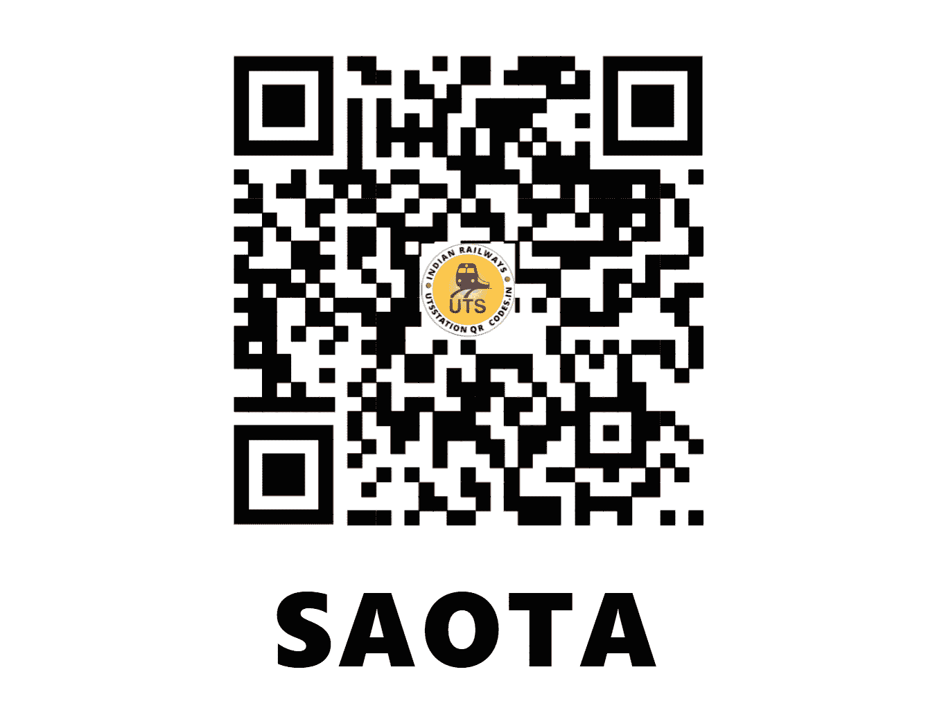 UTS QR Code for SAOTA - SOF (ER - WEST BENGAL)